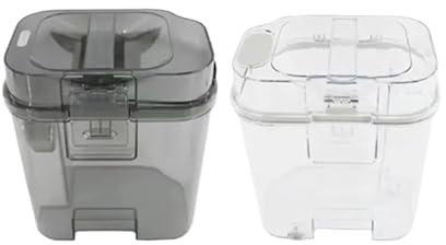2 ST Vattentank Plastrengörings- Och Avloppsvattentank ，Kompatibel For Xiaomi ，Kompatibel For Mijia， Pro STYTJ06ZHM Robotdammsugare Reservdelar