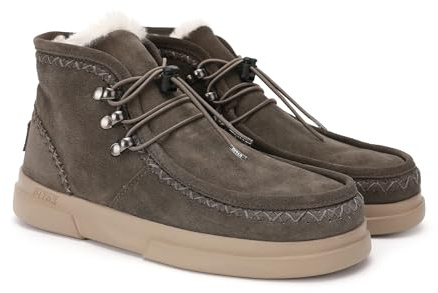 WALK IN PITAS | ONTARIO | Botas Mujer Casual | Botín Serraje | Bota Urbana de Caña Baja | Botas de Vestir | Botines Bajos Planos | Botín de Invierno | Calzado de PITAS | Tortola 37
