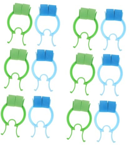 BESTYASH Lot de 12 Pince-Nez De Natation Clips pour Le Nez pour Saignement De Et Soins Épistaxis Clips D'Entraînement Respiratoire Léger 6.50 X 4.00 X 0.80 Cm