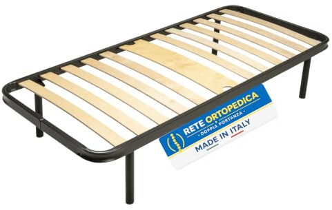 Win Bed Rete Singola 80x190 Ortopedica a Doghe in Legno Made in Italy
