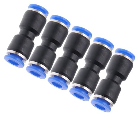 BESPORTBLE 5 Piezas Conector Rápido para Manguera Adaptador Recto de Alta Presión para Riego de Jardín de Neblina Horticultural Compatible con Aire Comprimido