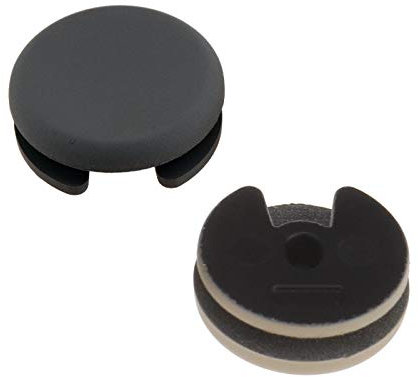 Joystick-Taste Kappen Schiebepad Knopf Analog-Controller Thumbstick Kappen, Ersatzteile kompatibel mit 3DS XL/LL, Grau
