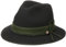 Lodenhut Manufaktur Steiermark Premium Wollhut Wollfilzhut Filzhut Trachtenhut Wanderhut (57 cm - schwarz)