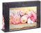 Ulmer Puzzleschmiede - Puzzle „Frühlingsgrüße“ – Klassisches 1000 Teile Puzzle – liebliches Vintage-Puzzlemotiv Rosen und Kirschblüten als romantischer Blumen-Gruß