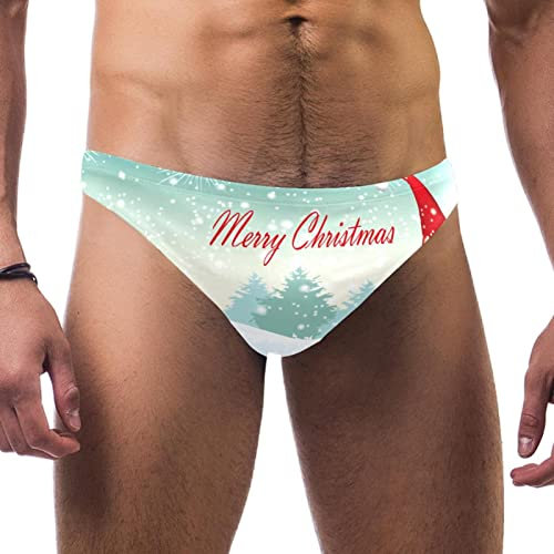 VBFOFBV Pantaloncini Jammer da Nuoto a Gamba Quadrata da Uomo, Jammer da Bagno da Uomo,Gnomi svedesi di El del Fumetto di Natale