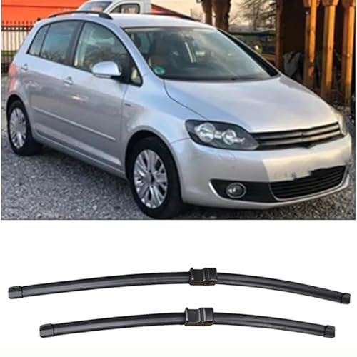 Nsnqb Auto Vorne Scheibenwischer für VW Golf Plus 521 2009-2014, 28+28, Vornescheibenwischer Wischerblatt und Wischerarm Vorne, Scheibenwischer Wischblattersatz Set