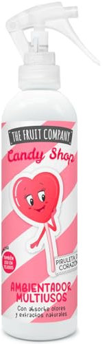 The Fruit Company Spray Ambientador PIRULETA Aroma Multiusos 200ml Absorbe Olores Candy Shop