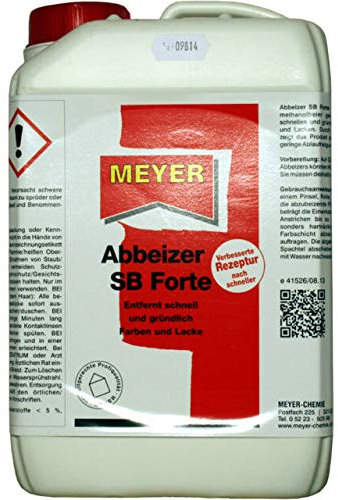 Abbeizer Lackentferner Entlacker Abbeizmittel GEL, Lacklöser, Lösungsmittel inkl. Pinsel von E-Com24 (Abbeizer 3 Liter)