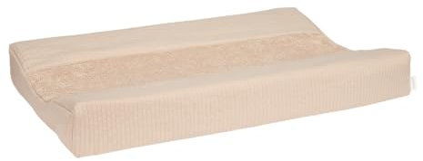 Little Dutch TE30223021 Wickelauflagenbezug - Newborn Naturals Pure beige (50x70 cm)