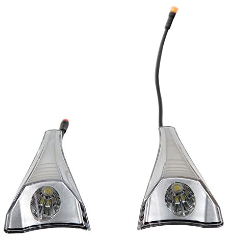 UNNIQ Elektroroller, LED-Scheinwerfer, Decklichter, links und rechts, Ersatzteile, Zubehör, Roller-Teile (Farbe: 1 Paar)