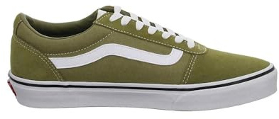 Vans Filmore Decon Herren Sneaker, Suede Canvas Olive White, 43 EU