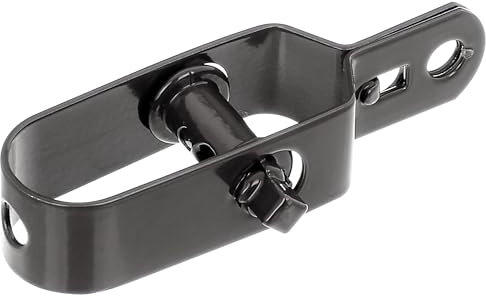 Alberts 834777 Tendeur de fil de fer | galvanisé, revêtement plastique anthracite RAL 7016 | Taille 2 | Longueur 100 mm | kit de 50