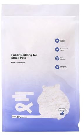 Lecho para Pequeños Animales | Lecho Suave Sin Polvo para Animales Pequeños,Control Olores Y Absorción Agua, Accesorios Jaula para Conejos, Roedores, Nidos Y Habitats Exterior O Interior