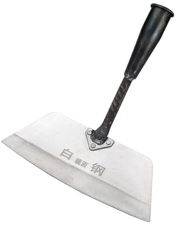 FUTUREORYY Pala Da Giardino a Mano Lama in Metallo Resistente, Attrezzo Manuale Per Diserbo e Lavori Pesanti, Utensile Giardinaggio Per Orto e Prato, Facilita Rimozione Erbacce e Scavo Terreno