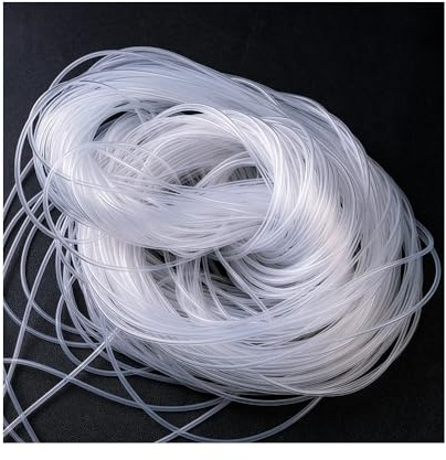 Livsmedelsgodkänd silikonslang - Flexibel 10m trädgårds- och akvarieslang, ytterdiameter 0,8mm-6mm, idealisk for livsmedelsmaskiner och användning(0.6x1.7mm)