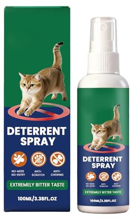 Uzionoie Disuasión Arañazos Repelente Gatos,Spray Antiarañazos Gatos,Ahuyentador de Gatos Exterior e Interior Protege Tus Sofás, Alfombras, Cortinas, No Mancha,Seguro para Niños y Mascotas