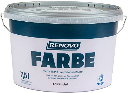 Farbe Lavendel 4521 7,5 L Wand- und Deckenfarbe RENOVO