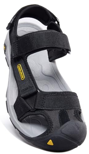 CAMEL CROWN Men's Waterproof Hiking Sandals Closed Toe Water Sandals Athletic Sport Sandals for Summer Outdoor Beach Wading Boat
