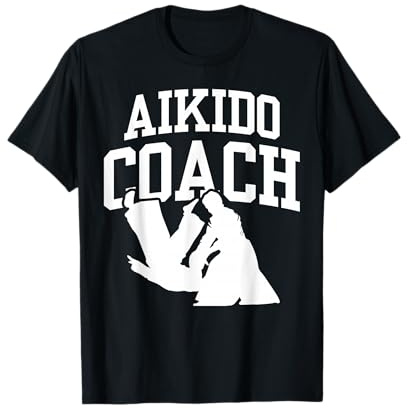 Entraîneur D'aïkido Chasseur Arts Martiaux Formation T-Shirt