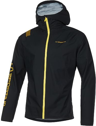 La Sportiva Giacca da uomo Pocket Shell JKT M nera, Nero, XL