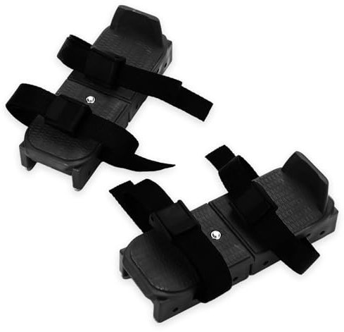 PEUTIER Schlittschuhe für Kleinkinder, Verstellbare Kinder Schlittschuhe Doppelläufer Gleitschuhe mit Zuverlässigen Klettverschlüssen Schlittschuhe um Ihren Kleinen an Das Eislaufen Heranzuführen