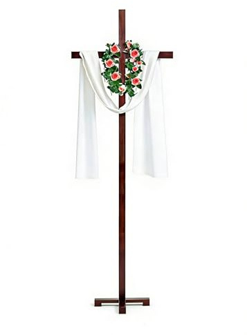 Rozozo Assembly Adjustable Large Wooden Handmade Cross,Oversized Stand Tall Yard Cros,Wall Cros Decoration,Catholic Easter Wedding Christmas Outdoor Cros-85Inch(215cm)