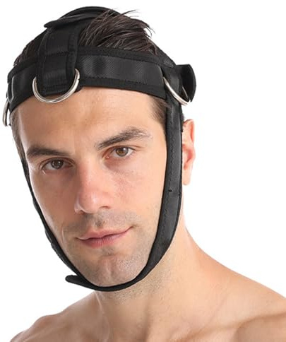 Entraînement Avec Harnais De Cou – Équipement D'entraînement De Tête Réglable, Support De Sangles D'haltérophilie, Équipement De Musculation | Accessoire D’exercice De Conditionnement Musculaire Pour