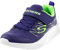Skechers Jungen Microspec Texlor Sneaker, Navy Textile Lime Silver Trim, 30 EU