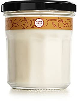 MRS. MEYER'S CLEAN DAY, Scented Soy Aromatherapy Candle, 35 Hour Burn Time, Made With Soy Wax And Essential Oils, Apple Cider, 7.2 Ounce