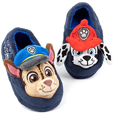 Paw Patrol Patrulla Patrulla Slippers niños Niños 3d orejas Chase Marshall House Zapatos