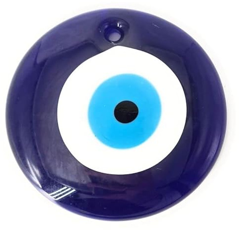 Valmoni Sport Cristal Ojo Turco para Colgar 11,5 cm en Pared Techo Protector Mal de Ojo Suerte