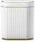 maxant Smart Trash Bin with Lid, Automatic Trash Can, Smart Motion Sensor Waste Bin, Touch Bin, Trash Can for Bedroom Bathroom Kitchen Office (7L Weißgold)