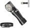 Wurkkos HD10 Mini LED Taschenlampe - Aufladbare Kopflampe 1200L USB C mit Anduril 2.0 UI and RGB Licht,3Pcs LEDs 129m IP68 Wasserdicht für Outdoor Joggen Angeln,Notfall,Campen(6000K
