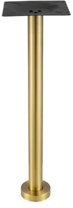 Tischbein für Frühstücksbar, runde Arbeitsplatte, Tischbein, DIY, Metall, Schreibtischbein, Edelstahl, Küchenmöbel, Tischfüße für Couchtisch, Esstisch, 6 cm Durchmesser, mit Schrauben, 70 cm, 1 Stück