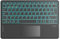 Inateck Tablet Keyboard with Touchpad, AI Function, Ultra Slim Bluetooth Keyboard for Windows/iPad OS/Android/iOS, 7-Color Backlight, Supports Self-Developed App, KB01104