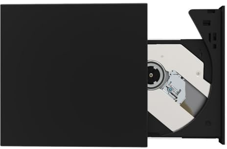 CHIZISX Speed USB - Grabadoras de DVD externas con USB, grabadoras de CD, DVD, unidades USB tipo C, reescritora elegante de CD, DVD, unidades de ROM