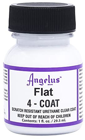 Angelus 4-Coat Finisher, 1 Ounce Bottle, Flat (901-01-000)