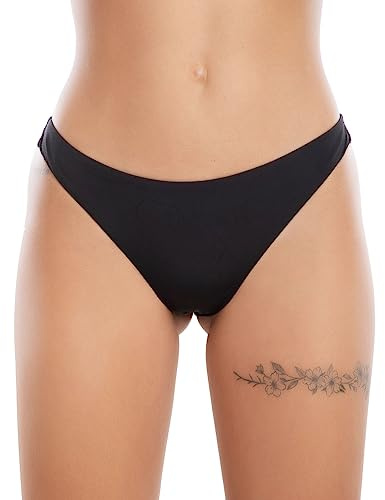 Toocool Costume Bagno Donna Brasiliana Slip Bikini Pezzo sotto Mare M09 [40,Nero]