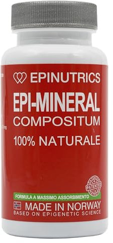 Epinutrics - EPI-MINERAL Compositum, 60 capsule, 100% Naturale, 100% Vegan con Ortica, Erbe Mediche, Alga Norvegese