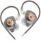 KZ EDX Pro X in Ear Headphones, HiFi IEM Earphones, Deep Bass Sound in Ear Monitor with Detachable Cable, for Audiophile Dj Singers-Gary No Mic