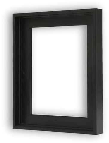 VAREIHNAZ Canvas Floater Frames for 12x18Canvas Paintings,Canvas Frame,Floating Frames for Canvas with 0.6~0.9 Deep for Wall Decor (Black)