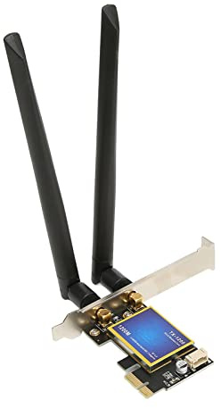 PCIE X1 Wi FI-kortadapter, 2.4G 5G Dual Band Bluetooth4.0 Wi Fi-nätverkskortadapter för PC Desktop, 1200 Mbps Super Speed Wi Fi-nätverkskort Trådlös Adapter