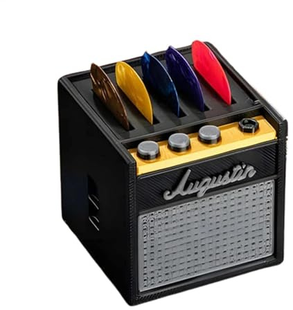 Support de médiators de guitare, boîte de médiators de guitare acoustique, boîte de rangement pour médiators de guitares acoustiques, boîte de rangement pour collection de médiators, multicolore,