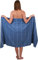 Betz XXL Badetuch - großes Strandtuch - Saunahandtuch aus 100% Baumwolle - Liegetuch - 90x180 cm - Lines - Farbe blau