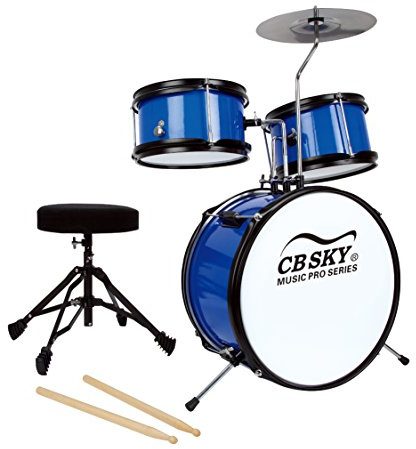 CB SKY 5-piece Kids/Junior Drum Set/Kids Musical toys, Musical instrument for ages 3-5 5-9