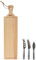 Boska Käseset Amigo/mit Käsebrett und drei Messer/Holz/Edelstahl/Braun/Silber / 445 x 110 x 15 mm