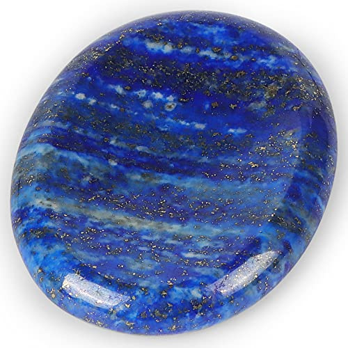 Artistone Lapislázuli Pulgar Preocupación Piedra Palma Piedras Curativas Bolsillo Piedra Natural Azul Piedra Chakra Reiki Cristal Terapia Geometría 2