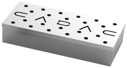 CADAC Caja ahumadora Acero Inoxidable – Accesorio Premium para Barbacoa de Gas y carbón – Intensifica el Sabor de Carnes, Pescados y Verduras – 23 x 9 x 4 cm