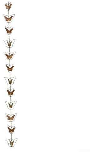 Wetterfeste Regenketten für effizienten Wasserfluss, tolle Ergänzung für Ihr Zuhause (Schmetterling)