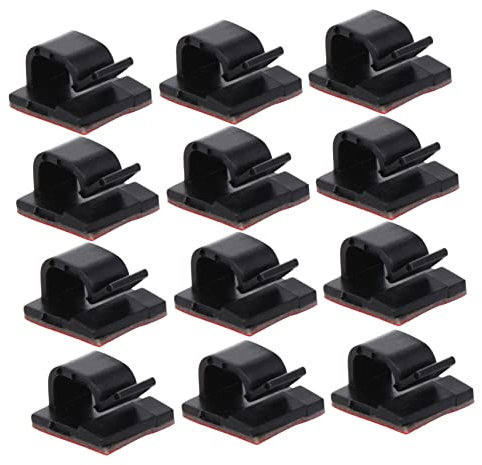 Housoutil 30pièces Lot De Clips Câble Adhésifs Pour Cordons Supports De Câbles Décoratives Pour Maison Bureau Voiture